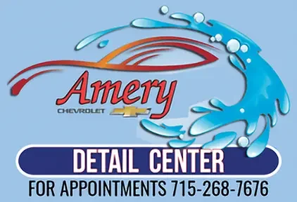 amery chevrolet detail center logo